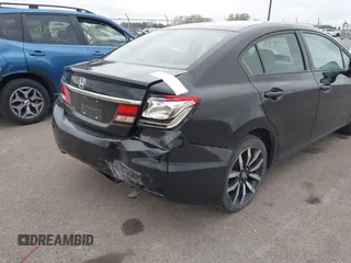 2015 Honda Civic EX-L z VIN 19XFB2F93FE066953, wystawiony jako IAAI lot #42177521 z przebiegiem 141 486 mil mil oraz . Historia ofert i sprzedaży dostępna na DreamBid. Obrazek 6.