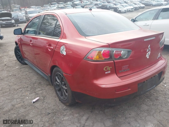 2012 Mitsubishi Lancer ES with VIN JA32U2FUXCU018438, listed as a IAAI auction lot 41772110 with 184,547 mi miles. Bid and sale history available at carsss.com. Image 3.