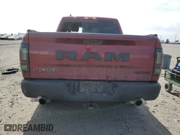2018 Ram 1500 Rebel with VIN 1C6RR7YT7JS204411, listed as a Copart auction lot 60595855 with 333,333 mi miles and Clean title. Bid and sale history available at DreamBid. Image 6.