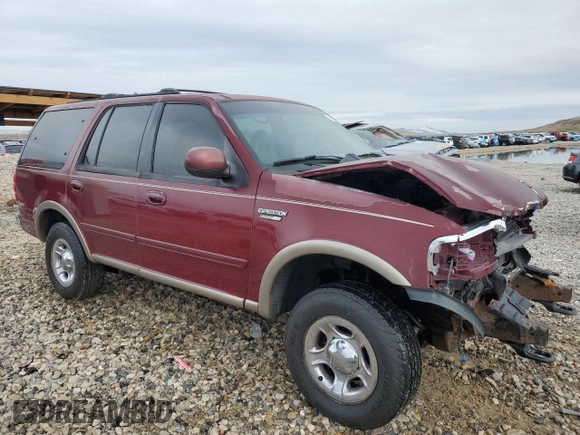 2001 Ford Expedition Eddie Bauer with VIN 1FMFU18LX1LB38238, listed as a Copart auction lot 49727045 with 174,183 mi miles and Salvage title. Bid and sale history available at DreamBid. Image 4.