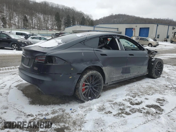 2023 Tesla Model S Plaid with VIN 5YJSA1E66PF502841, listed as a Copart auction lot 45660445 with 29,860 mi miles and Salvage title. Bid and sale history available at DreamBid. Image 3.