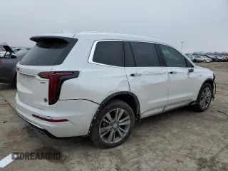2024 Cadillac XT6 FWD Premium Luxury with VIN 1GYKPCRS2RZ717884, listed as a Copart auction lot 44048215 with 18,045 mi miles and Salvage Title. Bid and sale history available at carsss.com. Image 3.