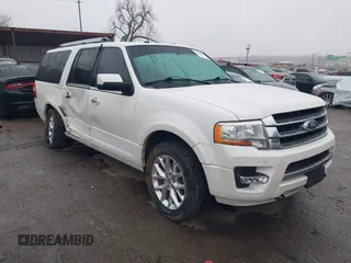 2017 Ford Expedition Max Limited z VIN 1FMJK2AT7HEA37043, wystawiony jako IAAI lot #41517259 z przebiegiem 147 683 mil mil oraz . Historia ofert i sprzedaży dostępna na DreamBid. Obrazek 1.
