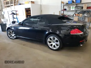 2004 BMW 6 Series 645Ci with VIN WBAEK73414B321589, listed as a Copart auction lot 54207984 with 127,936 mi miles and Salvage Title. Bid and sale history available at carsss.com. Image 2.
