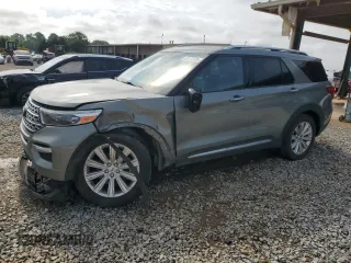 2020 Ford Explorer Limited with VIN 1FMSK8FH0LGB56819, listed as a Copart auction lot 60112735 with 118,704 mi miles and Salvage title. Bid and sale history available at DreamBid. Image 1.