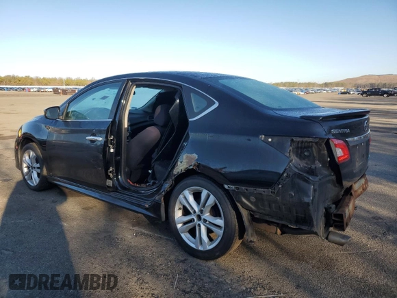 2013 Nissan Sentra S with VIN 3N1AB7APXDL612656, listed as a Copart auction lot 55550195 with 164,008 mi miles and Non Repairable. Bid and sale history available at DreamBid. Image 2.
