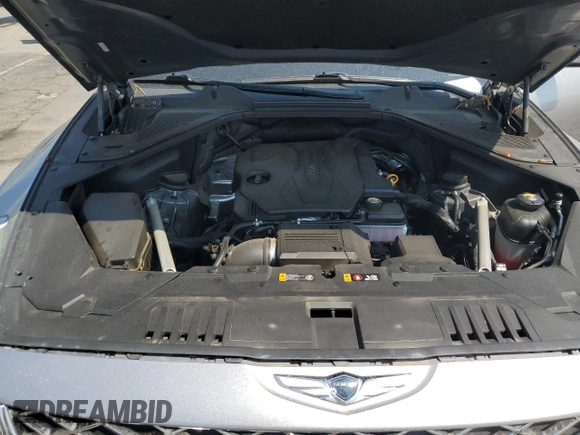 2021 Genesis GV80 with VIN KMUHB4SB5MU040802, listed as a Copart auction lot 71497074 with 45,321 mi miles and Salvage title. Bid and sale history available at DreamBid. Image 13.