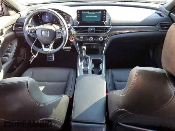 2019 Honda Accord Sport with VIN 1HGCV1F38KA090759, listed as a Copart auction lot 49012565 with 77,978 mi miles and Salvage Title. Bid and sale history available at DreamBid. Image 8.