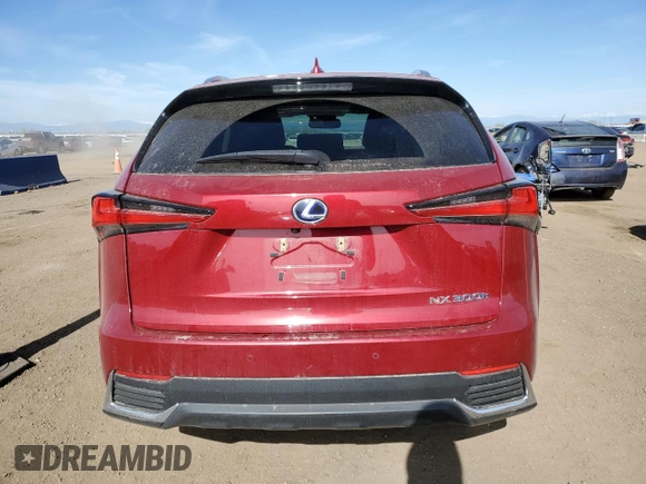 2019 Lexus NX 300h with VIN JTJBJRBZ3K2104153, listed as a Copart auction lot 54352025 with 74,340 mi miles and Salvage title. Bid and sale history available at DreamBid. Image 6.