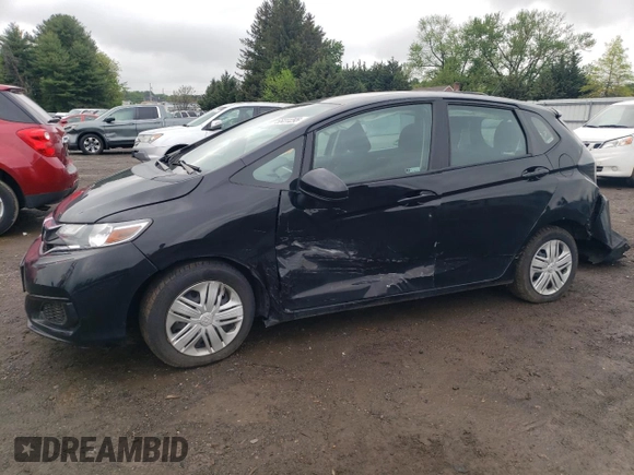 2020 Honda Fit LX with VIN 3HGGK5H42LM723722, listed as a Copart auction lot 55411295 with 64,342 mi miles and Salvage title. Bid and sale history available at DreamBid. Image 1.