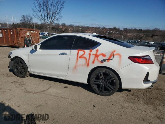 2016 Honda Accord Touring with VIN 1HGCT2B02GA001377, listed as a Copart auction lot 45978195 with 170,371 mi miles and Salvage Title. Bid and sale history available at DreamBid. Image 2.