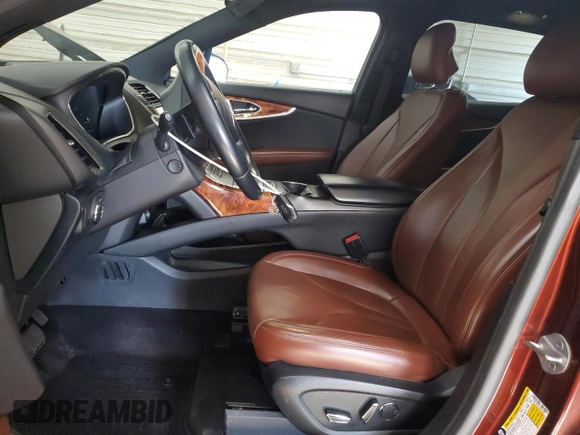 2016 Lincoln MKX Reserve with VIN 2LMTJ8LP3GBL42097, listed as a Copart auction lot 53997905 with 68,700 mi miles and Salvage Title. Bid and sale history available at carsss.com. Image 7.