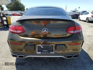2017 Mercedes-Benz C 63 S AMG with VIN WDDWJ8HBXHF503674, listed as a Copart auction lot 68567474 with 45,088 mi miles and Clean Title. Bid and sale history available at carsss.com. Image 6.