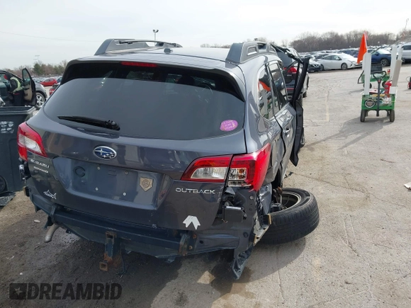2015 Subaru Outback Limited with VIN 4S4BSBJC7F3243900, listed as a IAAI auction lot 41870108 with 171,681 mi miles and . Bid and sale history available at DreamBid. Image 4.