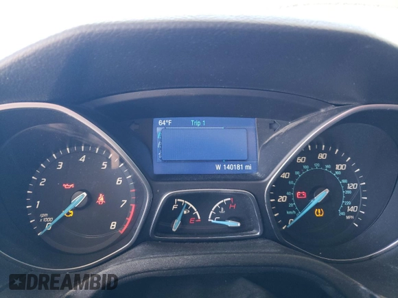 2014 Ford Focus SE with VIN 1FADP3F25EL460855, listed as a Copart auction lot 52911945 with 140,181 mi miles and Salvage Title. Bid and sale history available at DreamBid. Image 9.