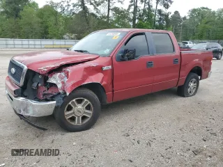 2008 Ford F-150 XL with VIN 1FTRW12W68KC50324, listed as a Copart auction lot 51295895 with 341,067 mi miles and Salvage Title. Bid and sale history available at carsss.com. Image 1.