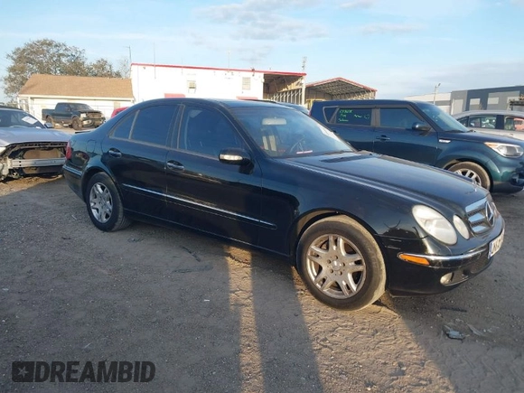 2004 Mercedes-Benz E 320 with VIN WDBUF65J84A457545, listed as a IAAI auction lot 41645142 with 208,967 mi miles and . Bid and sale history available at carsss.com. Image 1.