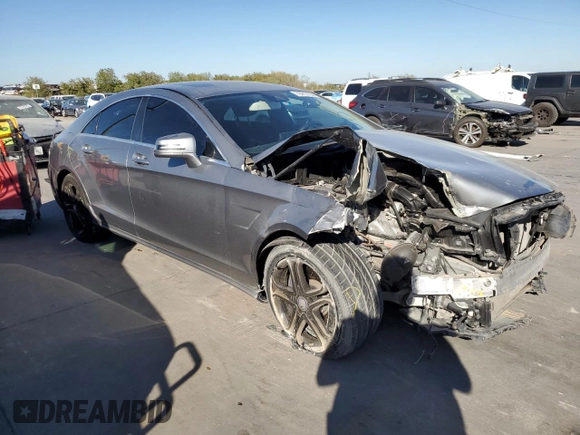 2015 Mercedes-Benz CLS-Class CLS 400 with VIN WDDLJ6FB2FA134992, listed as a Copart auction lot 72217783 with 0 mi miles. Bid and sale history available at carsss.com. Image 4.