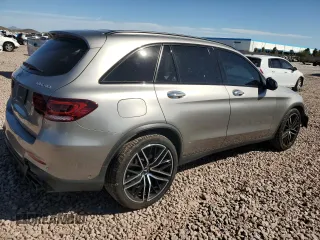 2020 Mercedes-Benz GLC with VIN W1N0G6EB3LF814730, listed as a Copart auction lot 72525244 with 46,978 mi miles and Salvage Title. Bid and sale history available at carsss.com. Image 3.