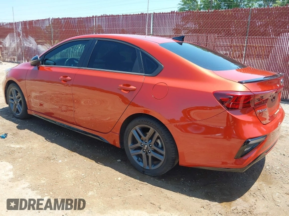 2021 Kia Forte GT-Line with VIN 3KPF34AD6ME375530, listed as a IAAI auction lot 42252365 with 120,247 mi miles and . Bid and sale history available at DreamBid. Image 3.