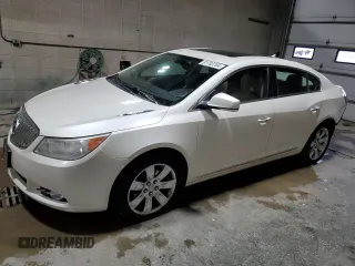 2012 Buick LaCrosse Premium 1 with VIN 1G4GE5E31CF173457, listed as a Copart auction lot 81703704 with 136,844 mi miles and Salvage title. Bid and sale history available at DreamBid. Image 1.