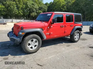 2020 Jeep Wrangler Unlimited Willys with VIN 1C4HJXDG1LW171325, listed as a Copart auction lot 68717764 with 132,555 mi miles and Salvage title. Bid and sale history available at DreamBid. Image 1.