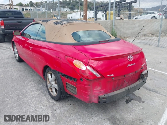 2006 Toyota Solara SE with VIN 4T1FA38P96U070796, listed as a IAAI auction lot 42121551 with 111,606 mi miles and . Bid and sale history available at DreamBid. Image 3.