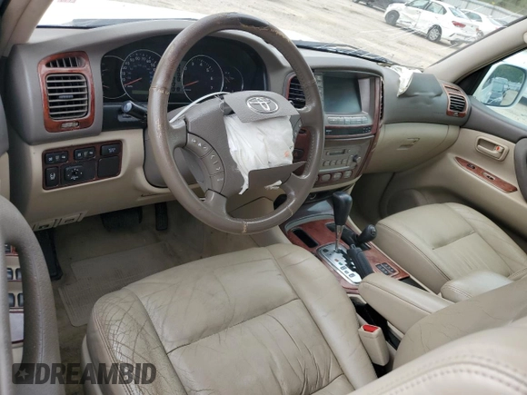 2006 Toyota Land Cruiser z VIN JTEHT05J162094541, wystawiony jako Copart lot #55260235 z przebiegiem 184 629 mil mil oraz Szkody całkowita. Historia ofert i sprzedaży dostępna na DreamBid. Obrazek 8.