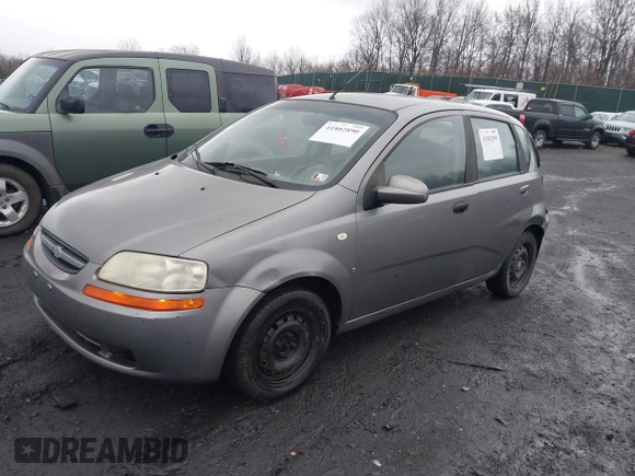 2008 Chevrolet Aveo LS with VIN KL1TD66658B110470, listed as a IAAI auction lot 41802890 with 116,376 mi miles and . Bid and sale history available at DreamBid. Image 2.