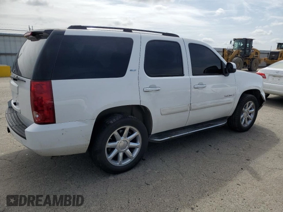 2007 GMC Yukon SLE with VIN 1GKFC13J87R192029, listed as a Copart auction lot 53489975 with 155,480 mi miles and Salvage Title. Bid and sale history available at carsss.com. Image 3.