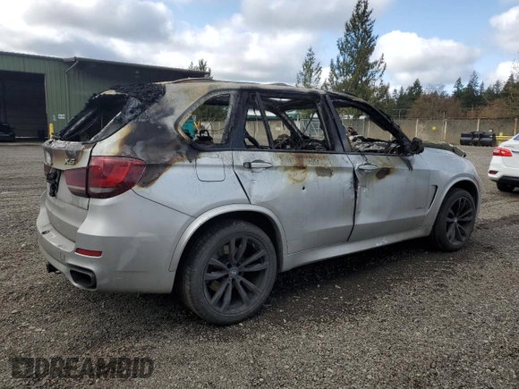 2016 BMW X5 xDrive50i with VIN 5UXKR6C5XG0J82954, listed as a Copart auction lot 51698445 with 0 mi miles and Salvage Title. Bid and sale history available at carsss.com. Image 3.
