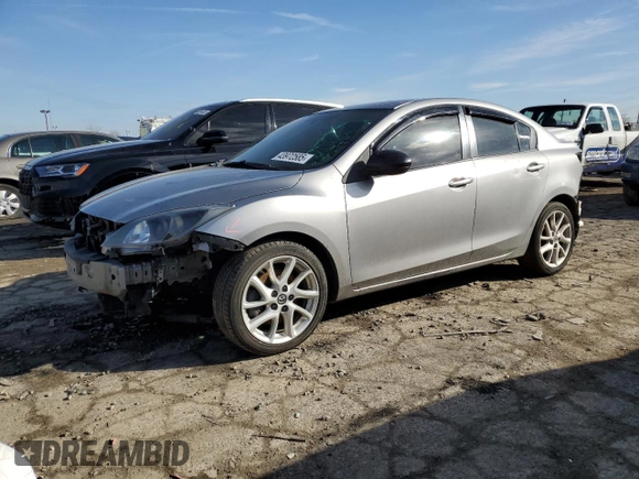 2012 Mazda 3 s Touring with VIN JM1BL1V59C1500442, listed as a Copart auction lot 43972585 with 68,326 mi miles and Salvage Title. Bid and sale history available at carsss.com. Image 1.
