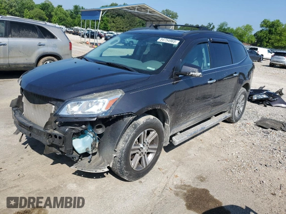 2016 Chevrolet Traverse LT with VIN 1GNKRGKD7GJ230735, listed as a Copart auction lot 54754965 with 104,312 mi miles and Salvage title. Bid and sale history available at DreamBid. Image 1.