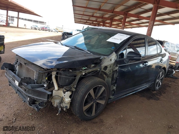 2019 Subaru Impreza Sport with VIN 4S3GKAJ61K3607155, listed as a IAAI auction lot 41809170 with 124,510 mi miles. Bid and sale history available at carsss.com. Image 18.