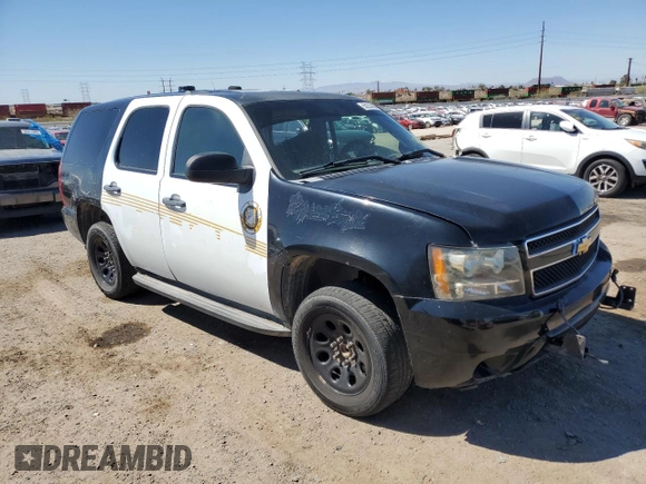 2011 Chevrolet Tahoe Commercial with VIN 1GNLC2E02BR224627, listed as a Copart auction lot 50222855 with 167,553 mi miles and Salvage title. Bid and sale history available at DreamBid. Image 4.