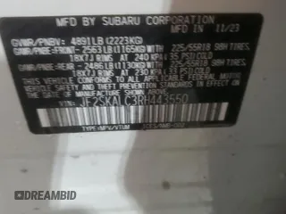 2024 Subaru Forester Limited with VIN JF2SKALC3RH443550, listed as a Copart auction lot 50835145 with 11,194 mi miles and Salvage Title. Bid and sale history available at carsss.com. Image 15.
