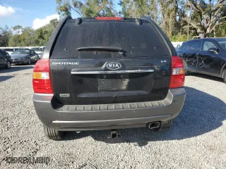2008 Kia Sportage LX with VIN KNDJE724887549110, listed as a Copart auction lot 80168724 with 185,280 mi miles and Clean Title. Bid and sale history available at carsss.com. Image 6.