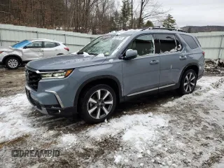 2023 Honda Pilot Elite with VIN 5FNYG1H83PB041216, listed as a Copart auction lot 84077974 with 21,257 mi miles and Salvage Title. Bid and sale history available at carsss.com. Image 1.
