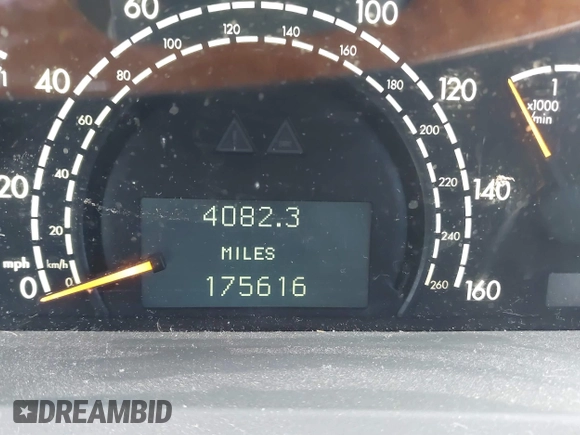 2003 Mercedes-Benz S-Class 4.3L with VIN WDBNG70J23A317424, listed as a IAAI auction lot 41716056 with 175,616 mi miles. Bid and sale history available at carsss.com. Image 15.