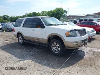 2004 Ford Expedition Eddie Bauer z VIN 1FMFU18L04LB38933, wystawiony jako IAAI lot #42707140 z przebiegiem 270 503 mil mil oraz . Historia ofert i sprzedaży dostępna na DreamBid. Obrazek 1.