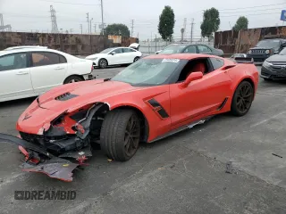 2017 Chevrolet Corvette Grand Sport 2LT with VIN 1G1YY2D79H5112303, listed as a Copart auction lot 73405874 with 23,745 mi miles and Salvage Title. Bid and sale history available at carsss.com. Image 1.