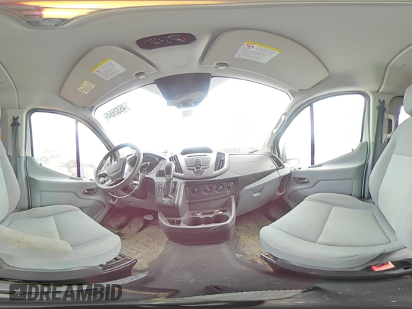 2015 Ford Transit XL with VIN 1FBZX2YM8FKA54542, listed as a Copart auction lot 46326545 with 98,306 mi miles and Salvage title. Bid and sale history available at DreamBid. Image 14.
