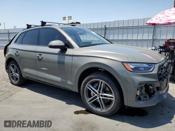 2023 Audi Q5 S line Premium Plus with VIN WA1E2AFYXP2109190, listed as a Copart auction lot 58004343 with 3,338 mi miles and . Bid and sale history available at DreamBid. Image 4.