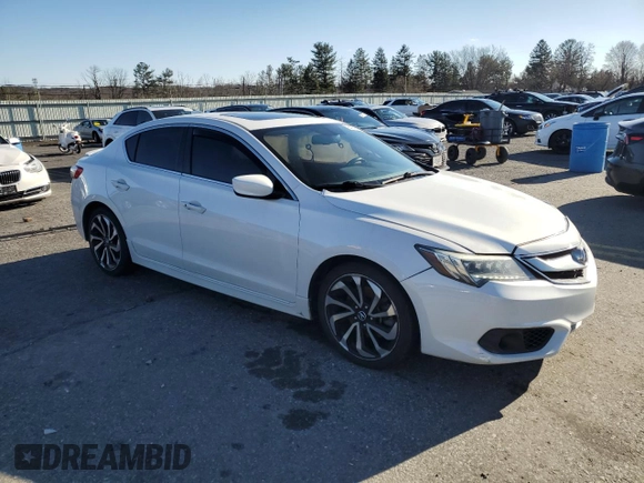 2016 Acura ILX w/Premium/A-SPEC Pkg with VIN 19UDE2F81GA003216, listed as a Copart auction lot 84742864 with 79,315 mi miles and Salvage Title. Bid and sale history available at carsss.com. Image 4.