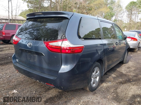 2017 Toyota Sienna L with VIN 5TDZZ3DC3HS837529, listed as a IAAI auction lot 41924710 with 144,675 mi miles and . Bid and sale history available at DreamBid. Image 4.