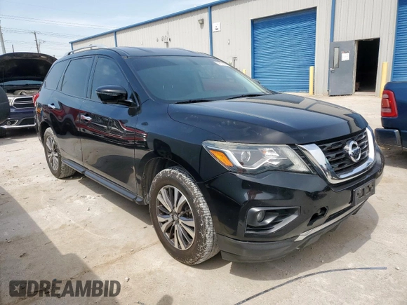 2018 Nissan Pathfinder SV with VIN 5N1DR2MM9JC605775, listed as a Copart auction lot 57074025 with 157,760 mi miles and Salvage title. Bid and sale history available at DreamBid. Image 4.