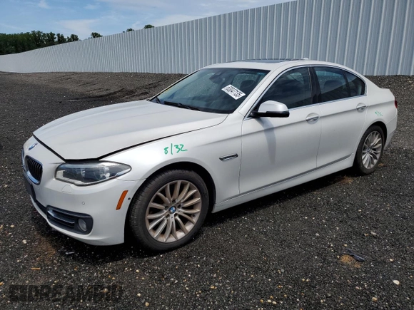 2015 BMW 5 Series 528i xDrive with VIN WBA5A7C51FD622947, listed as a Copart auction lot 63047135 with 189,938 mi miles and Salvage title. Bid and sale history available at DreamBid. Image 1.