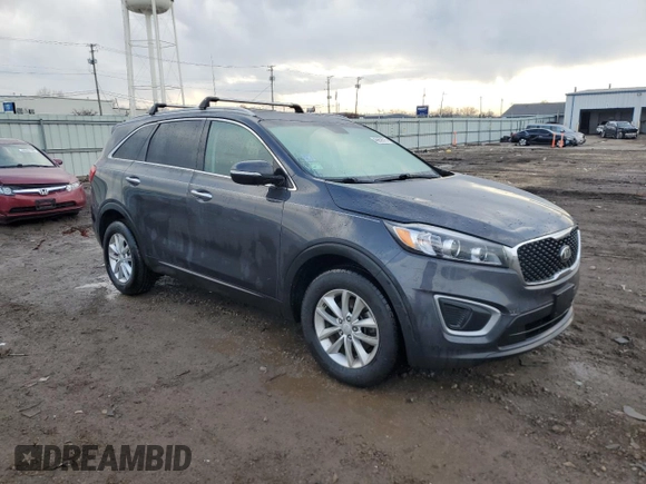 2017 Kia Sorento LX with VIN 5XYPG4A3XHG206927, listed as a Copart auction lot 46653575 with 102,423 mi miles and Salvage Title. Bid and sale history available at carsss.com. Image 4.
