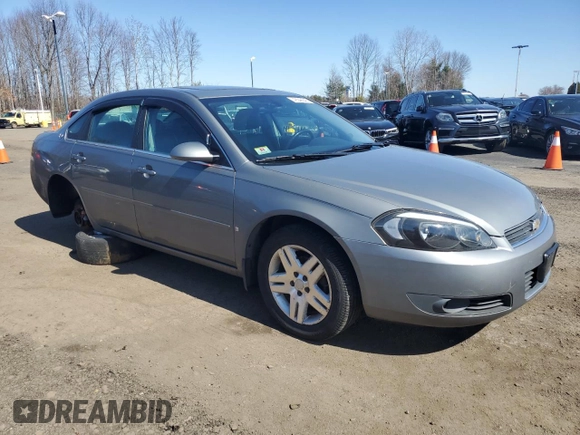 2008 Chevrolet Impala LT with VIN 2G1WC583989158313, listed as a Copart auction lot 48546645 with 176,787 mi miles and Salvage Title. Bid and sale history available at DreamBid. Image 4.