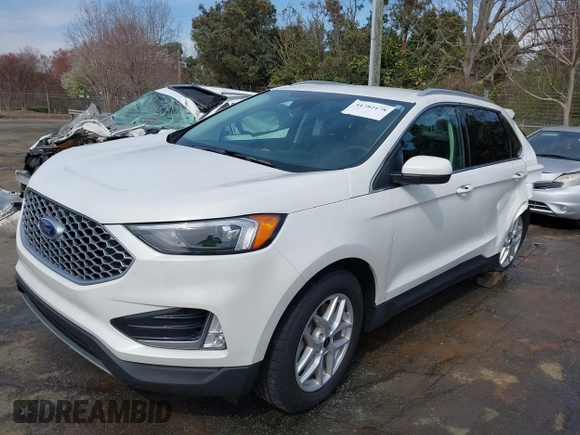 2024 Ford Edge SEL with VIN 2FMPK4J98RBA07167, listed as a IAAI auction lot 41782178 with 13,701 mi miles. Bid and sale history available at carsss.com. Image 17.